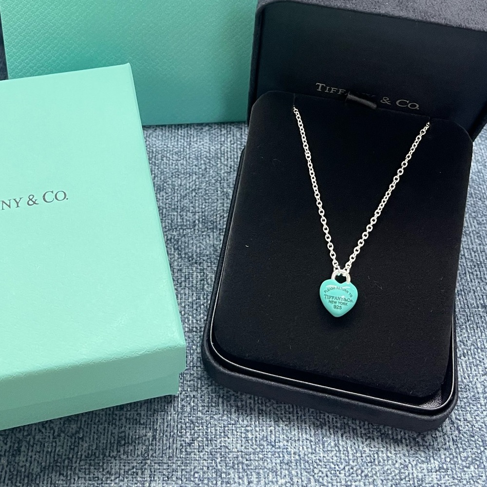 Tiffany & Co. Turquoise Heart Necklace